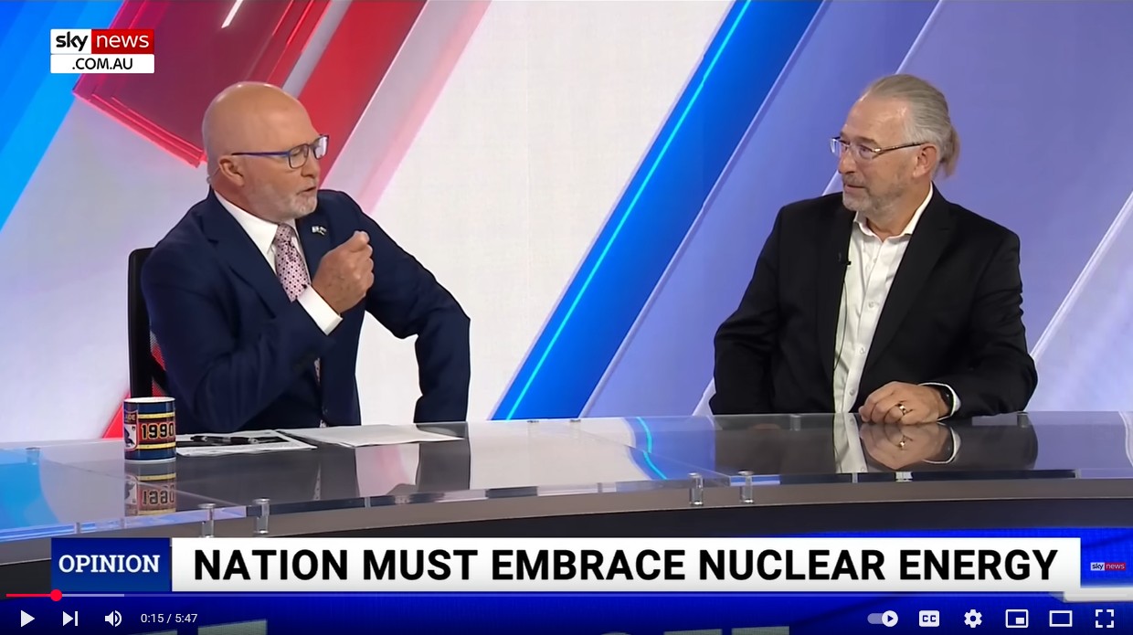 Bruce Wymond interviewed by Chris Kenny on Sky News